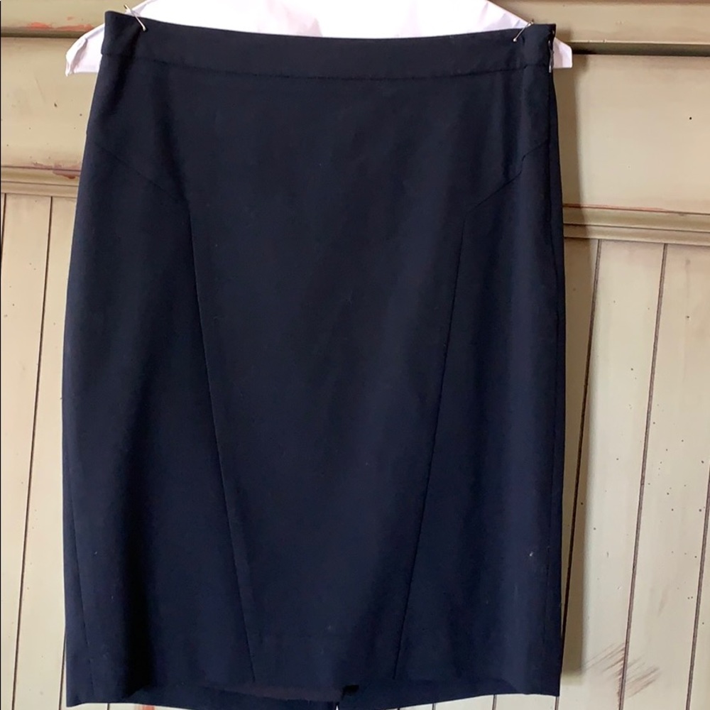 Navy Pencil Skirt